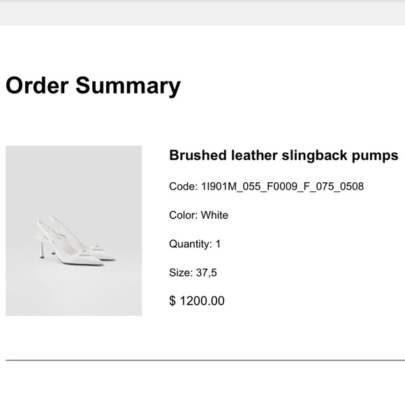 PRADA White Slingback Pumps - Picture 16 of 16